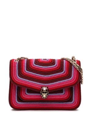 Bvlgari Pre-Owned 2000-2026 Polyester Serpenti Forever Kaleidoscopia shoulder bag - Pink
