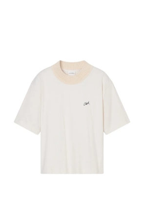Closed logo-embroidered T-shirt - Neutrals