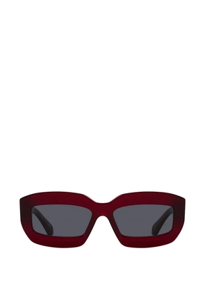 Off-White square-frame sunglasses - Red