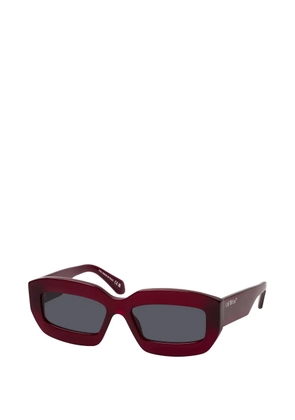 Off-White square-frame sunglasses - Red