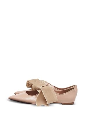 Tory Burch Clara velvet-bow pumps - Pink