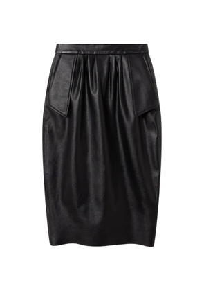 Stella McCartney pleated-front pencil skirt - Black