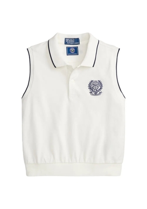 Polo Ralph Lauren Wimbledon sleeveless polo shirt - White