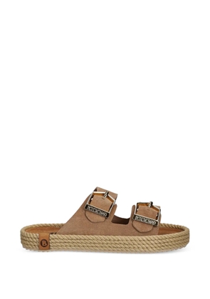 BOHONOMAD Sydney buckle-fastening rope-trimmed espadrilles - Brown