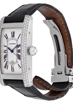 Cartier Tank Américaine Diamond 23mm watch - White