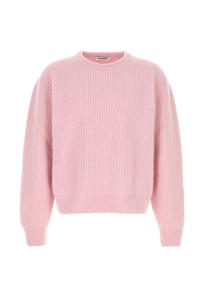 Jil Sander ribbed-knit wool sweater - Pink