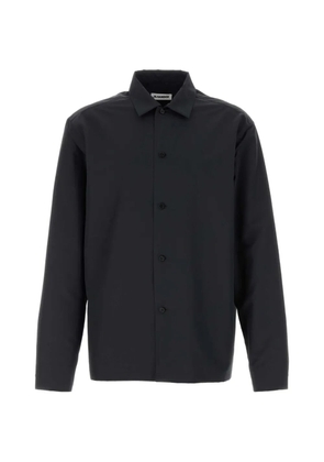 Jil Sander long-sleeve button-up shirt - Black