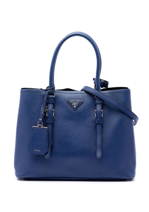 Prada Pre-Owned 2013-2026 Saffiano Soft Shopping Convertible Tote satchel - Blue