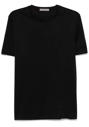 Corneliani embroidered-logo T-shirt - Black