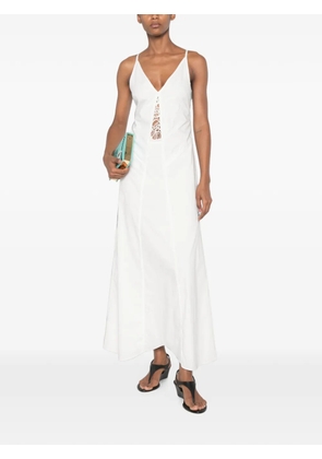 SIR. Klara cut-out midi dress - White