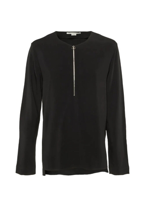 Stella McCartney Pre-Owned zip-front crepe blouse - Black