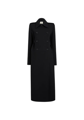 KHAITE Alton coat in black