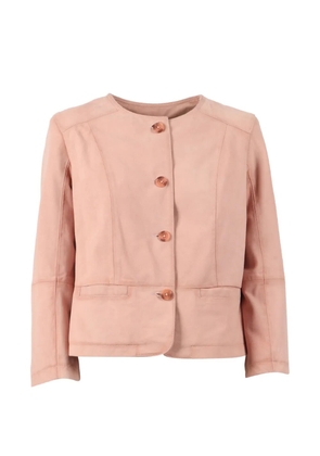 BULLY suede leather jacket - Pink