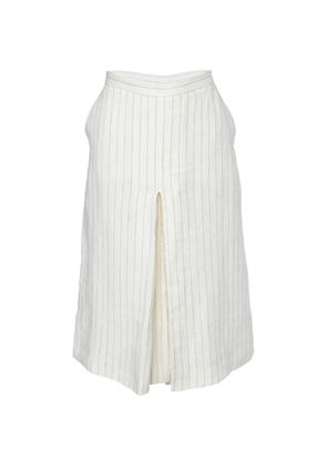 Max Mara striped pleated trousers - Neutrals