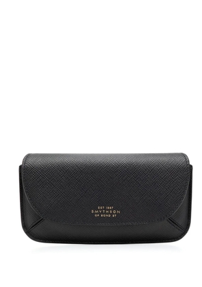 Smythson leather sunglasses case - Black