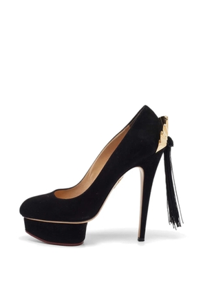 Charlotte Olympia Dolly tassel platform pumps - Black