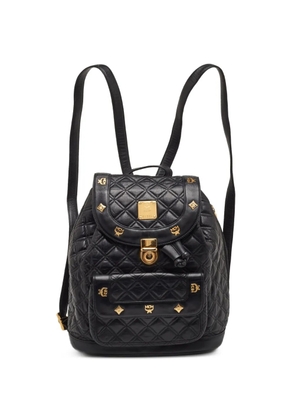 MCM Pre-Owned Stark quilted leather backpack - Black
