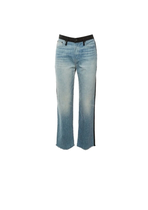 Simkhai Eliot boyfriend two-tone denim jeans - Blue