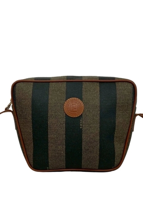 Fendi Pre-Owned 20th Century Pequin Coated Canvas crossbody bag - Brown