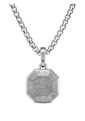 David Yurman faceted meteorite amulet - Silver