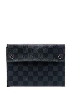 Louis Vuitton Pre-Owned 2019 Damier Graphite Alpha Pochette MM clutch bag - Black