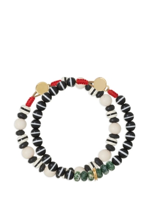 Roxanne Assoulin Salt & Pepper beaded bracelets - White
