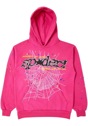 SP5DER Web 'Magenta' hoodie - Pink