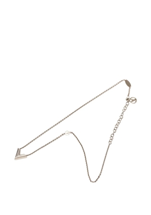 Louis Vuitton Pre-Owned 2022 Brass Essential V Supple Necklace costume necklace - Silver