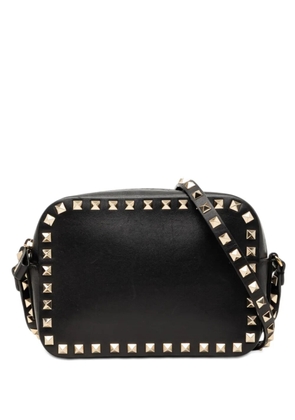 Valentino Garavani Pre-Owned 2000-2017 Leather Rockstud Camera Bag crossbody bag - Black