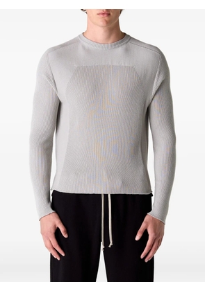 Rick Owens Ribbed Geo sweatshirt - Grey