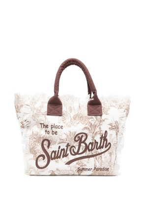 MC2 Saint Barth Vanity logo-print tote bag - White