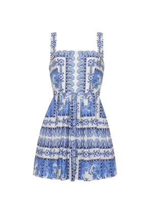 Cara Cara Micaela printed mini dress - Blue