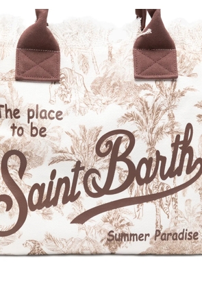 MC2 Saint Barth Vanity logo-print tote bag - White