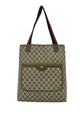 Gucci Pre-Owned 20th Century GG Supreme Web tote bag - Brown