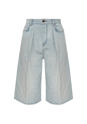 Balenciaga pleated shorts - Blue