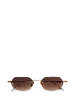 Sato Eyewear Terebellum IV geometric-frame sunglasses - Gold