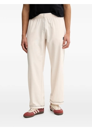adidas logo-embroidered track pants - Neutrals