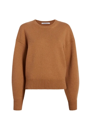 Another Tomorrow darted cashmere sweater - Neutrals