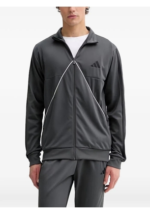 adidas piped zip-up jacket - Grey