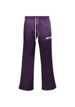 RIVINGTON ROI REBIS elasticated-waistband track pants - Purple