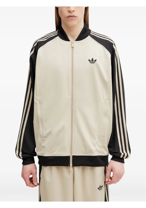 adidas zip-up sweatshirt - Neutrals