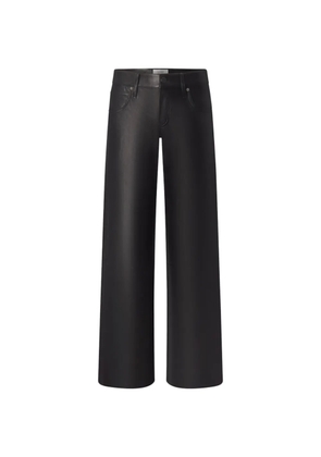 FRAME Leo leather trousers - Black