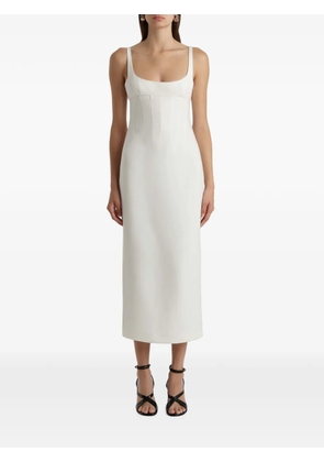 KHAITE Lotte dress in cream - White