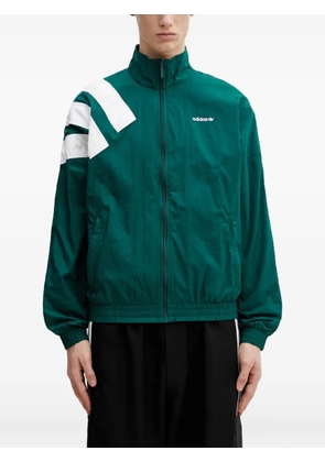 adidas Archive Blocked logo-embroidered panelled jacket - Green