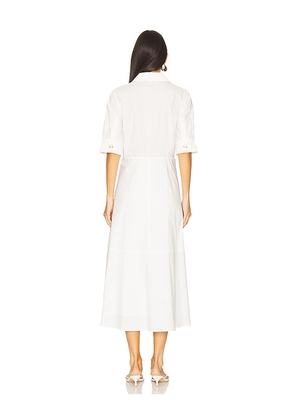 Rue Sophie Beca Shirt Dress in White. Size S. Also in M.