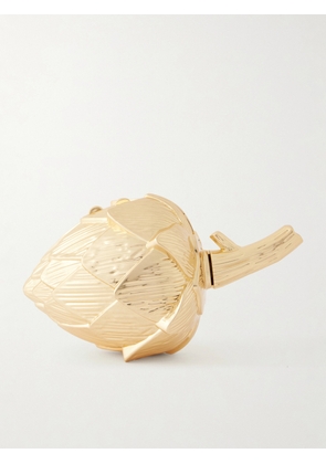 SIMKHAI - Isabella Gold-tone Clutch - One size