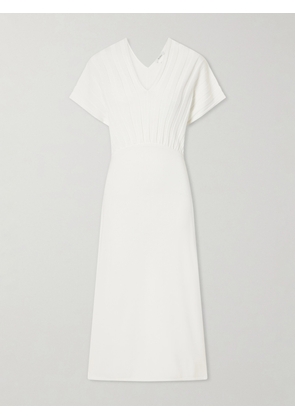 Max Mara - Woven Midi Dress - White - x small,small,medium,large,x large