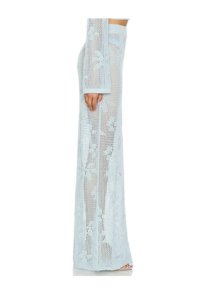 SNDYS Terra Maxi Skirt in Baby Blue. Size S. Also in L, M, XL, XS, XXL, XXS.