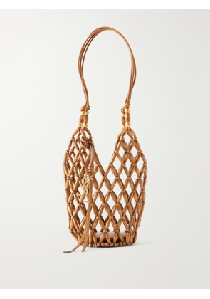 SAINT LAURENT - Icare Beaded Wood Tote - Multi - One size