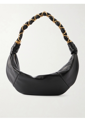 SAINT LAURENT - Amalia Leather Shoulder Bag - Black - One size